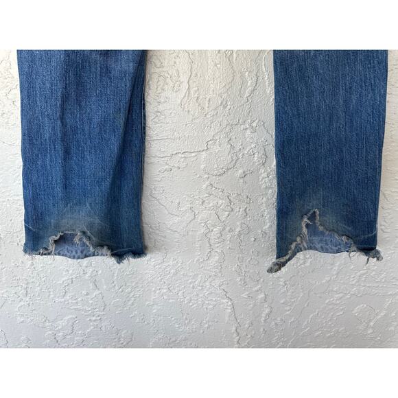 Vintage Abercrombie & Fitch - Handcrafted - Distressed Slim Low Rise Jeans-32x32 - Picture 11 of 16